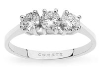 Anello Comete Donna Trilogy in Oro bianco Diamante 0.45 Ct ANB2139-13 - ANB2139-13